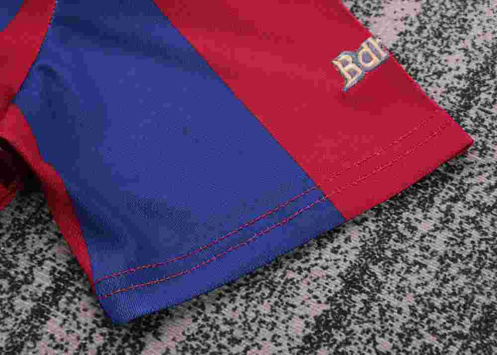 1998-1999 Retro Barcelona Home Football Shirt 1:1 Thai Quality Kids Size