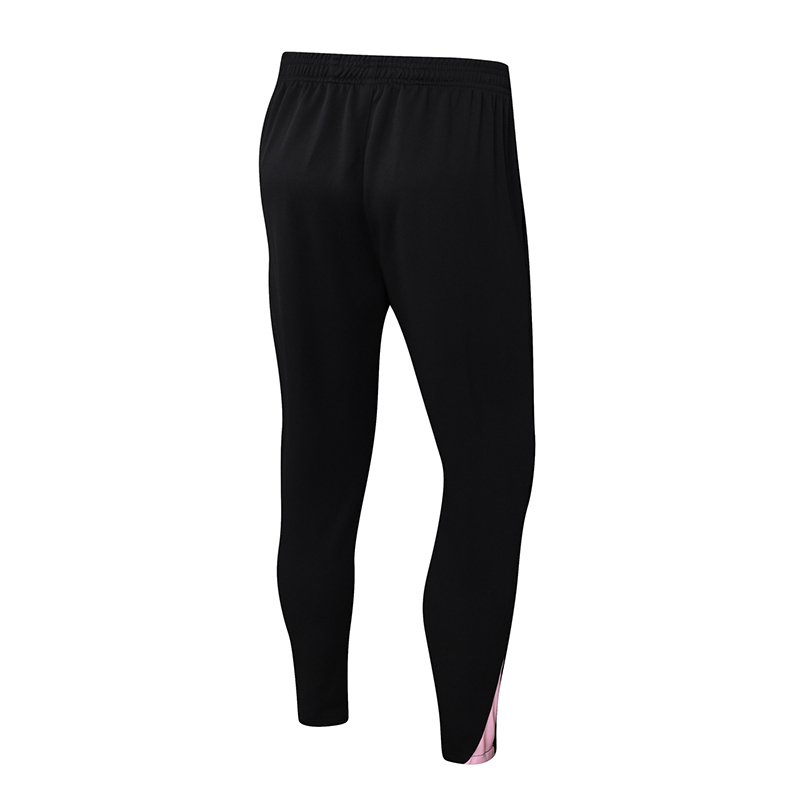 2024/2025 Psg Paris Saint-Germain Half-Pull Training Suit Black with pink Set
