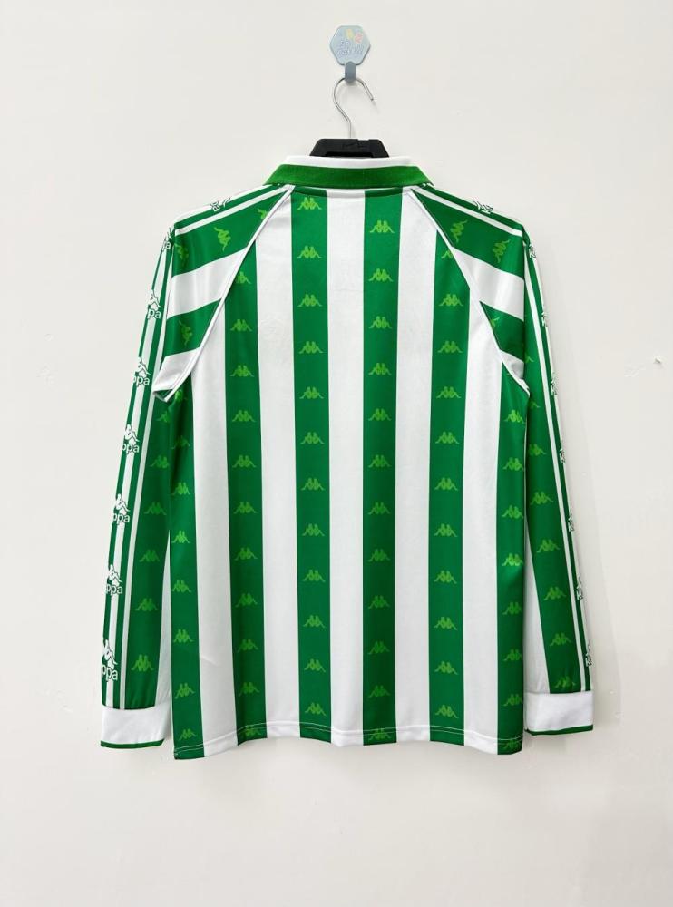 1995/1997 Retro Real Betis Home Football Jersey Long Sleeve 1:1 Thai Quality