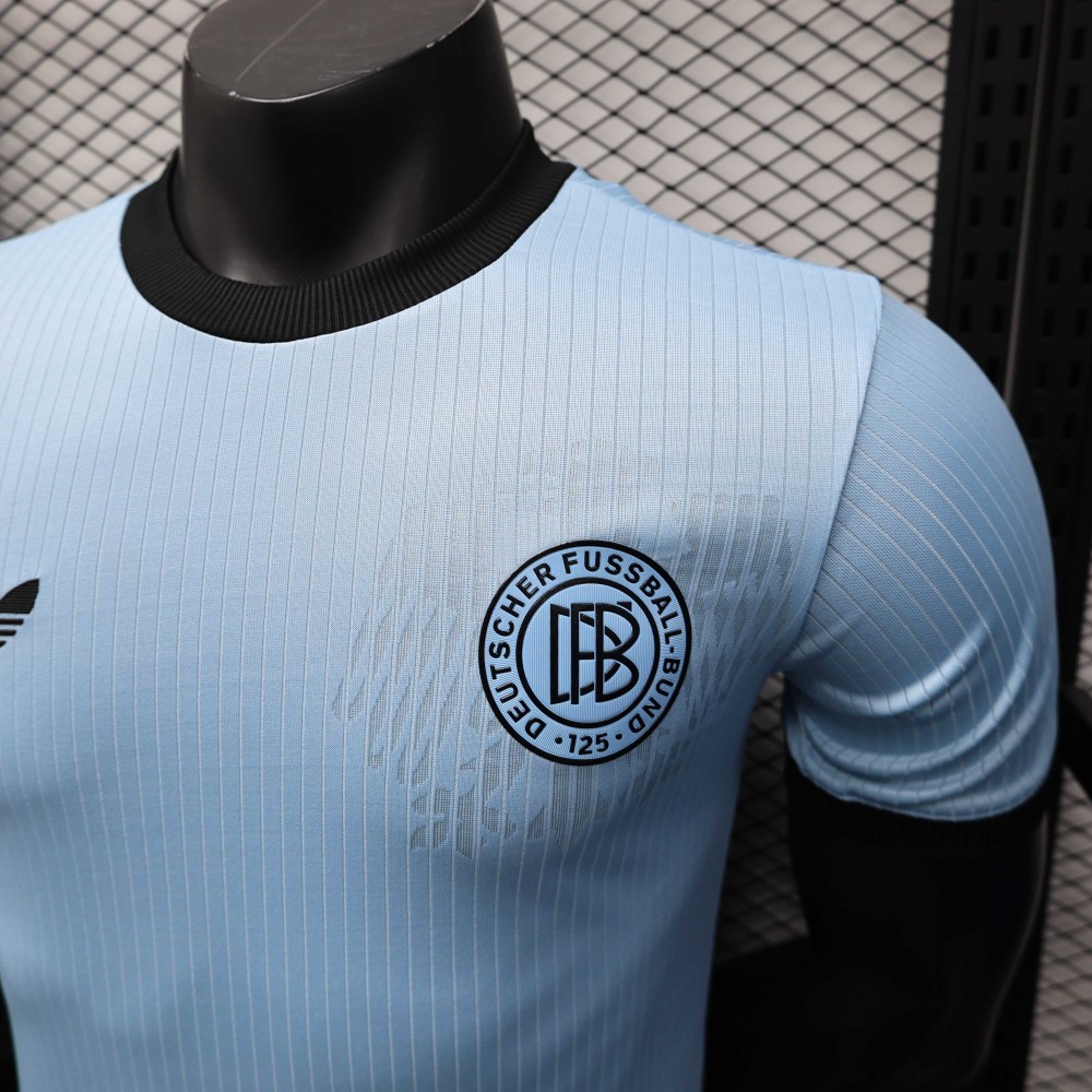2025/2026 Player Version Germany 125th Anniversary Edition Sky Blue Football Jersey 1:1 Thai Quality