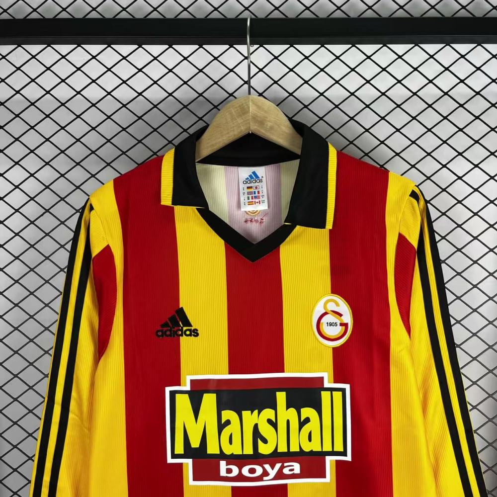 1999/2000 Retro Long Sleeve Galatasaray Home Football Shirt 1:1 Thai Quality