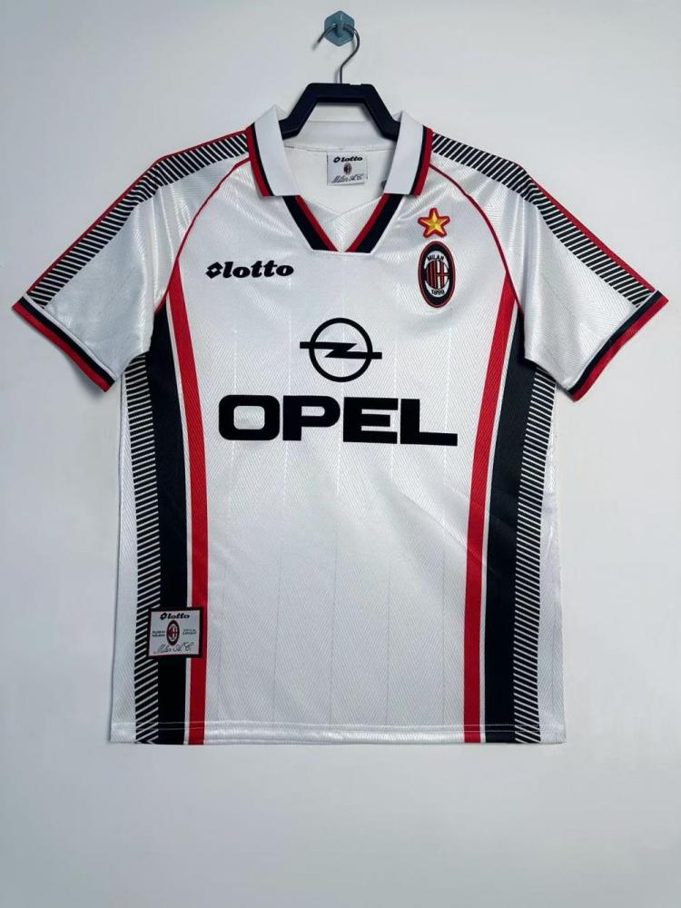 1997/1998 Retro AC Milan Away Football Shirt 1:1 Thai Quality