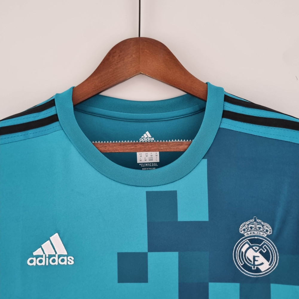 2017/2018 Retro Long Sleeve Real Madrid Third Away 1:1 Thai Quality
