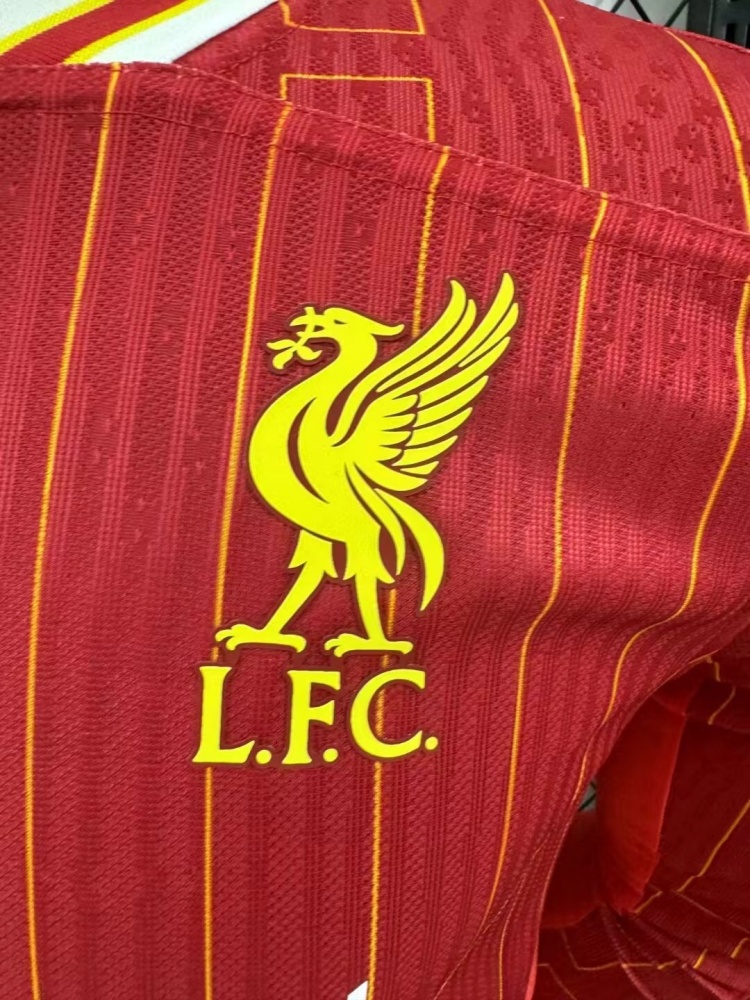 2024/2025 Long Sleeve Liverpool Home Player Version Football Shirt 1:1 Thai Quality