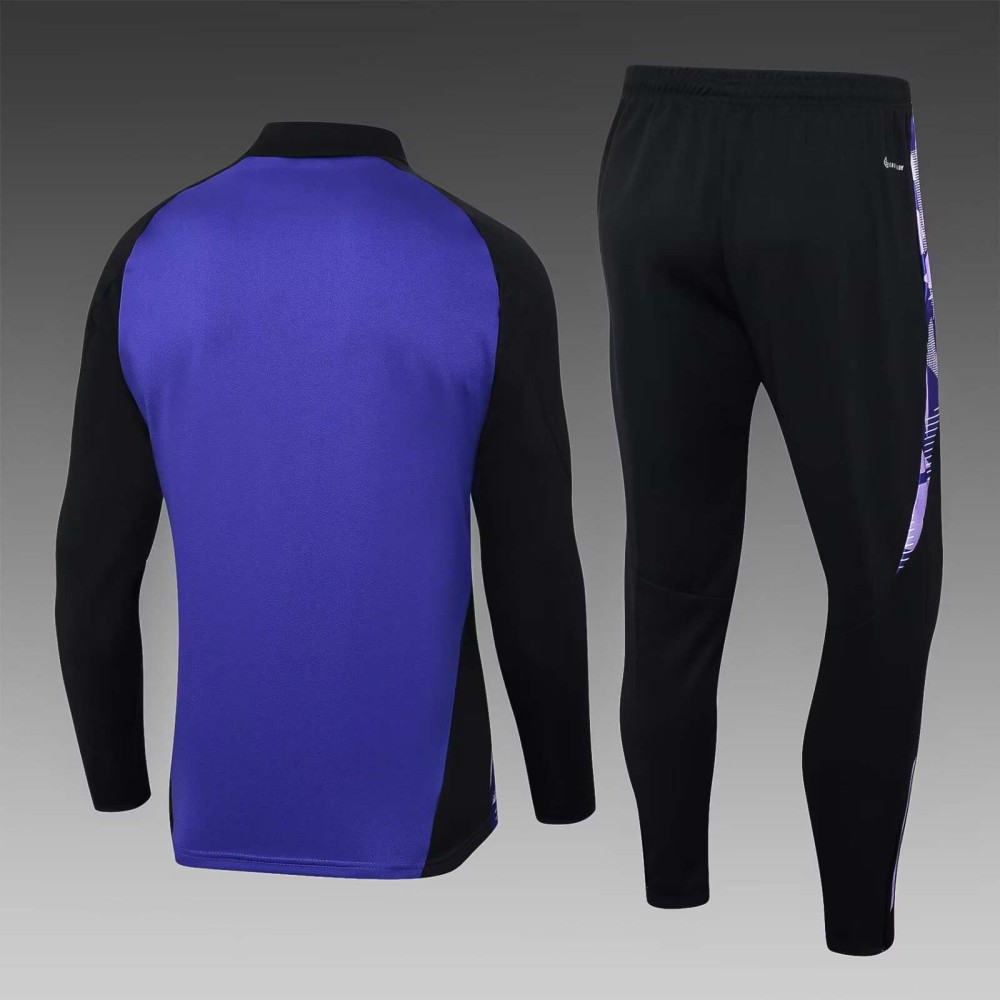 2024/2025 Germany Half-Pull Training Suit Purple Jersey Set