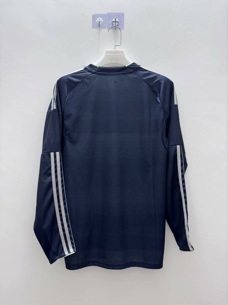 2025/2026 Long Sleeves Real Madrid Away Football Jersey 1:1 Thai Quality