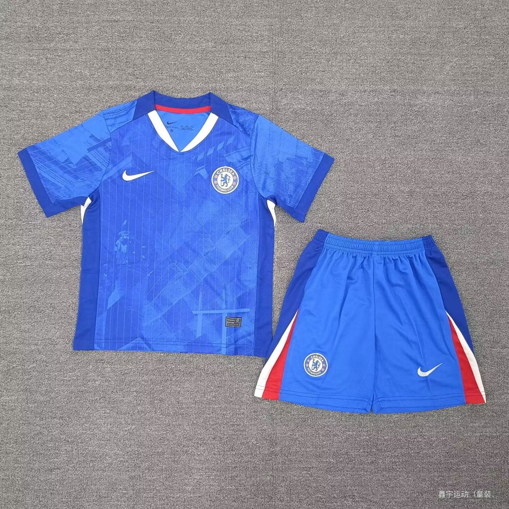 2025/2026 Chelsea Home Football Jersey 1:1 Thai Quality Kids Size