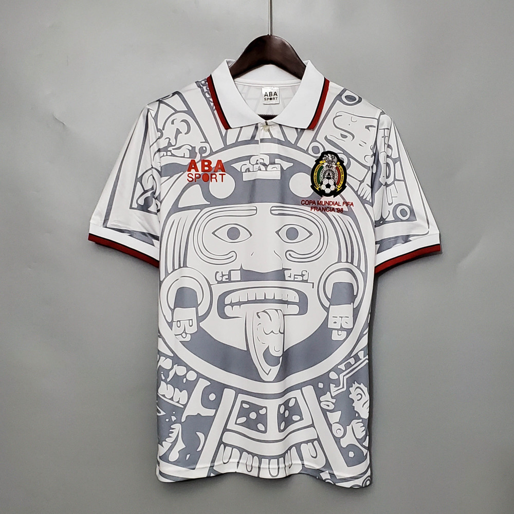 1998 Retro Mexico Soccer Jersey Away
