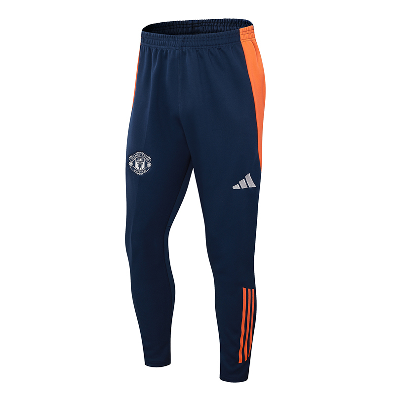 2024/2025 Manchester United Half-Pull Training Suit Royal Blue Football Shirt 1:1 Thai Quality Set
