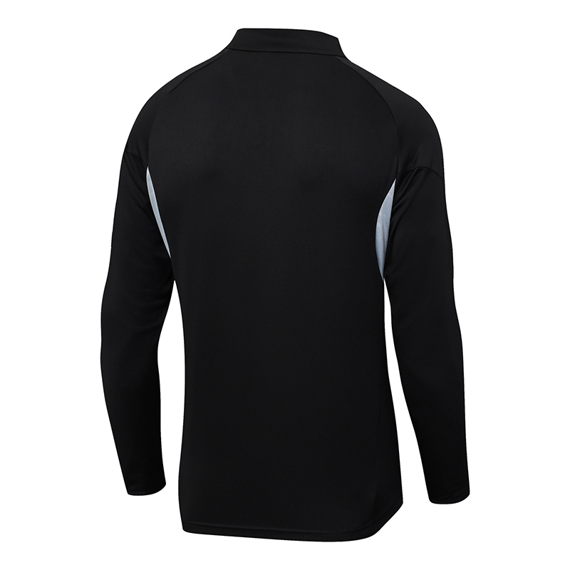 2025-2026 Real Madrid Black Half-Pull Training Suit Football Shirt 1:1 Thai Quality Set