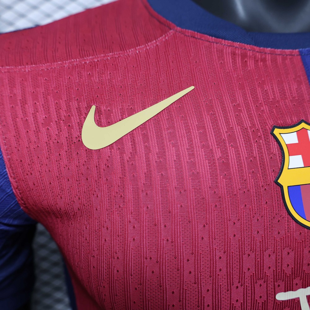 2025/2026 Player Version Barcelona Home 1989 Advertise Football Jersey 1:1 Thai Quality
