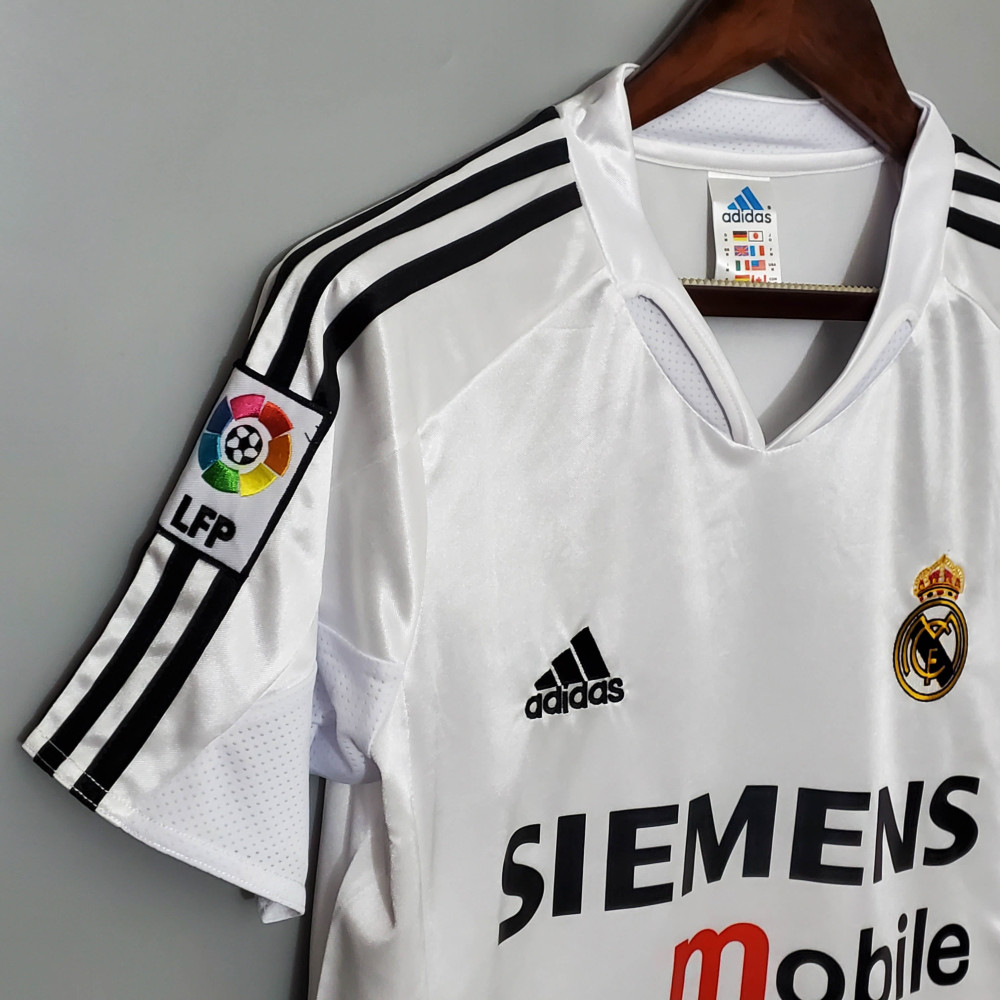 2004/2005 Retro Real Madrid Home Soccer Jersey 1:1 Thai Quality