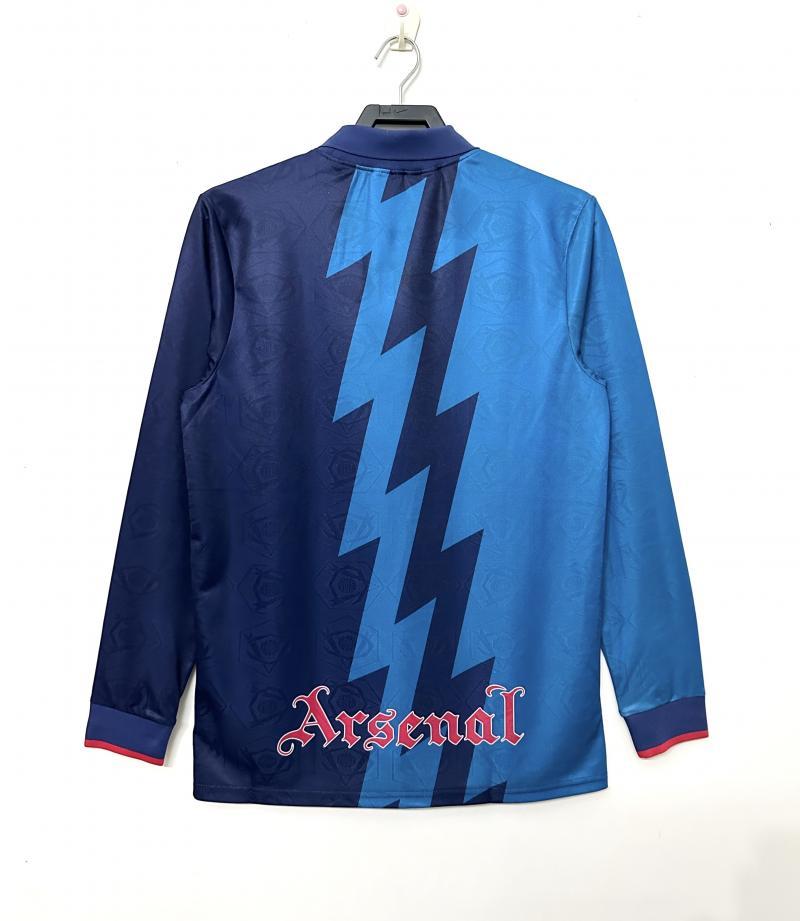 1995-1996 Retro Long Sleeve Arsenal Away Football Shirt 1:1 Thai Quality