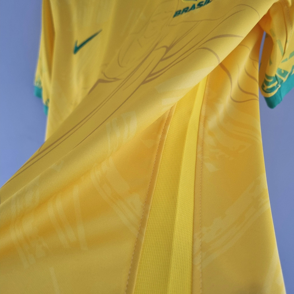 2022 Brazil Classic Soccer Jersey Yellow