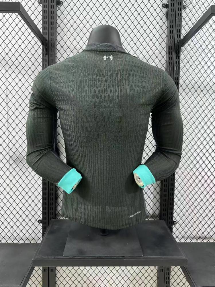 2024/2025 Long Sleeve Liverpool Away Player Version Football Shirt 1:1 Thai Quality