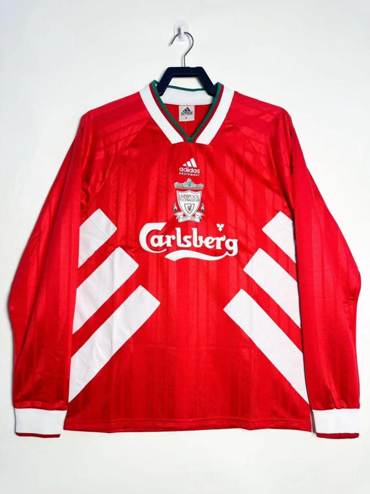 1993/1995 Retro Liverpool Home Football Jersey Long Sleeve 1:1 Thai Quality