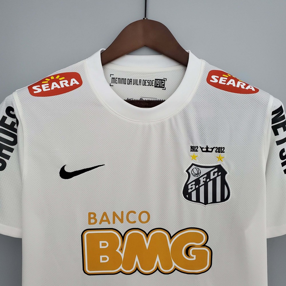 2012 Retro Santos Home Soccer Jersey 1:1 Thai Quality