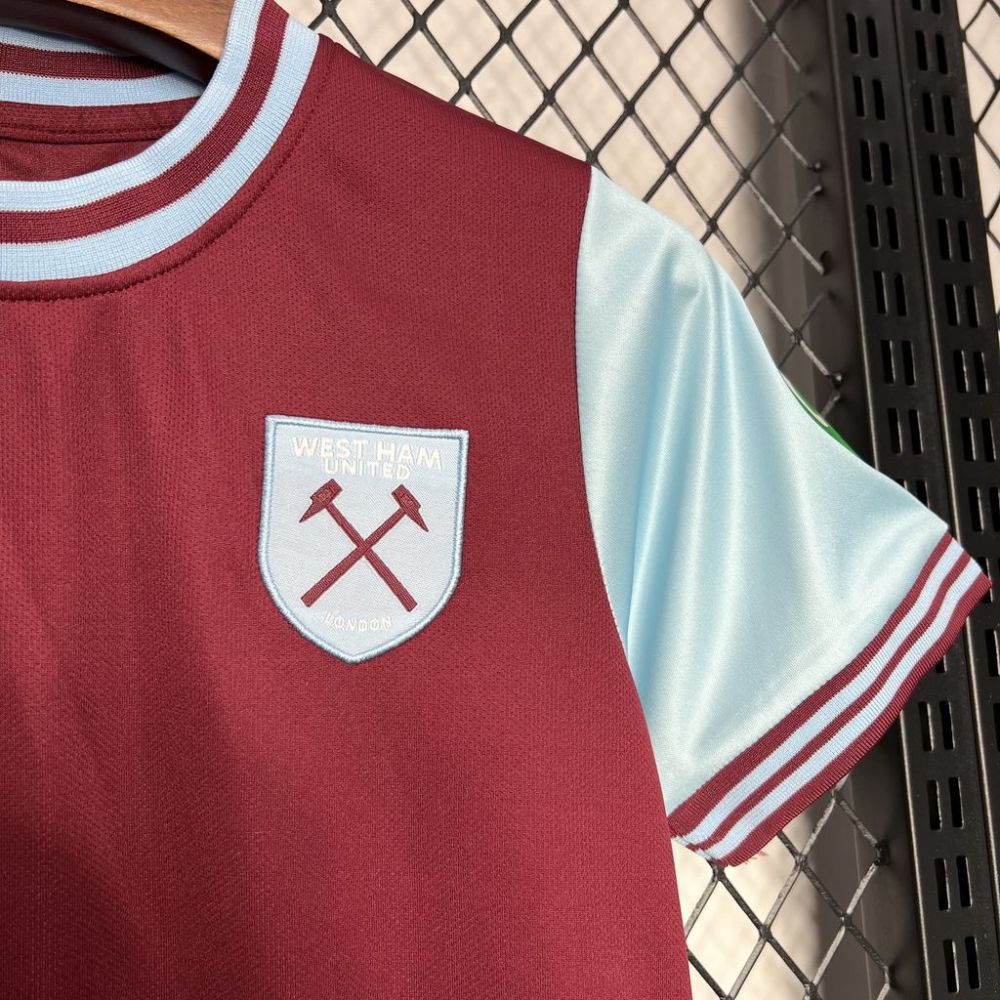 2024/2025 West Ham United Football Shirt Home 1:1 Thai Quality  Kids Size