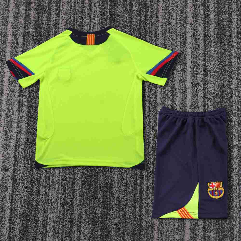 2005-2006 Retro Barcelona Away Football Shirt 1:1 Thai Quality Kids Size
