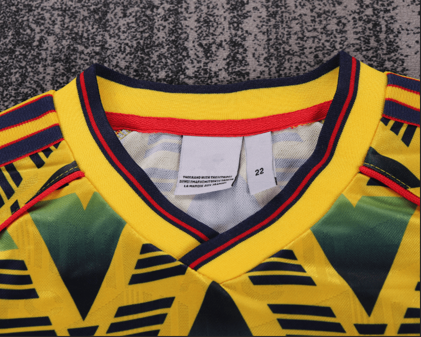 1991-1993 Retro Arsenal Away Football Shirt 1:1 Thai Quality Kids Size