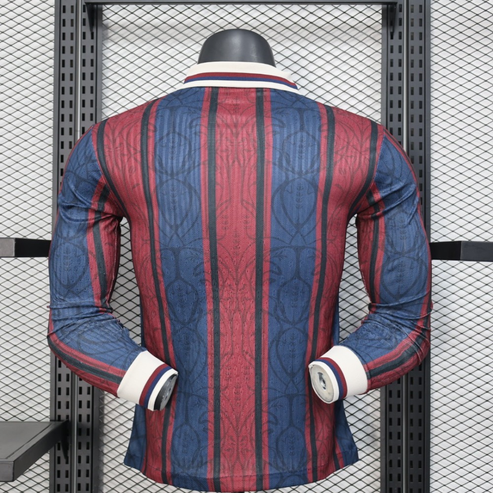 2025/2026 Long Sleeve Barcelona 125th Anniversary Version Football Jersey 1:1 Thai quality