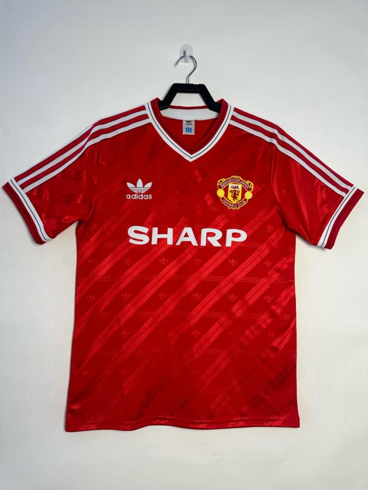 1986/1988 Retro Manchester United Home Football Shirt 1:1 Thai Quality