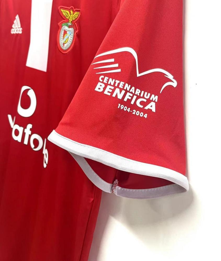 2004-2005 Retro Benfica Home Football Shirt 1:1 Thai Quality
