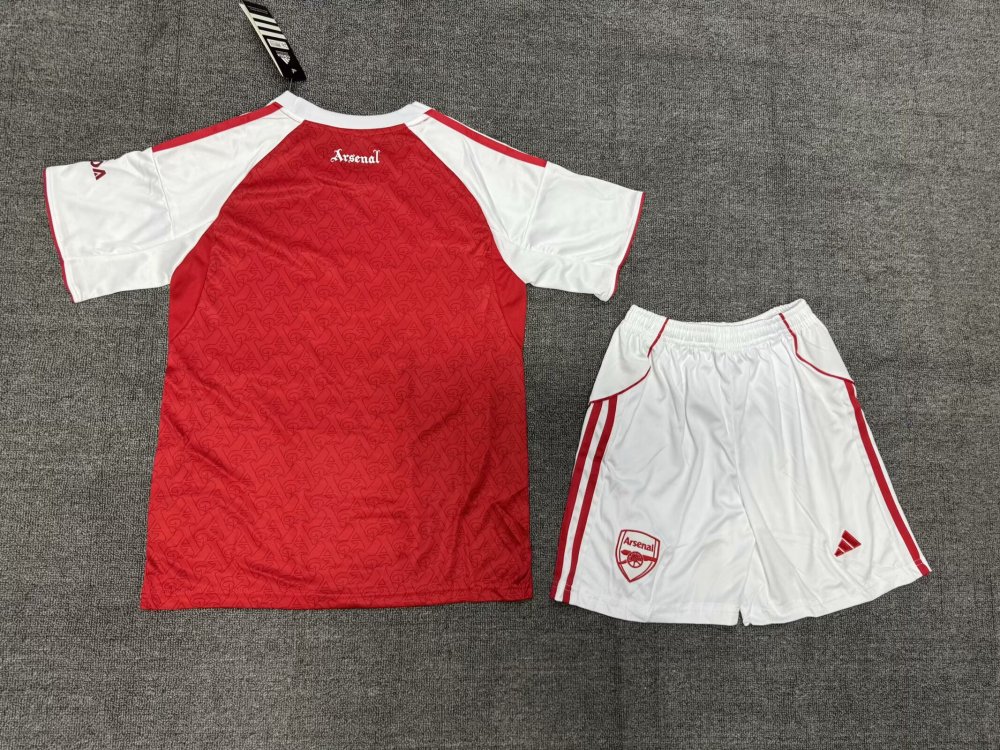 2025/2026 Arsenal Home Football Shirt 1:1 Thai Quality Kids Size
