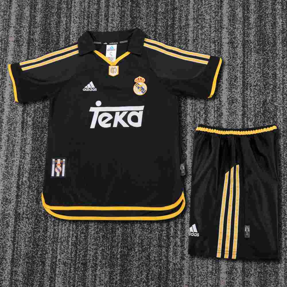 1999-2001 Retro Real Madrid Away Football Shirt 1:1 Thai Quality Kids Size
