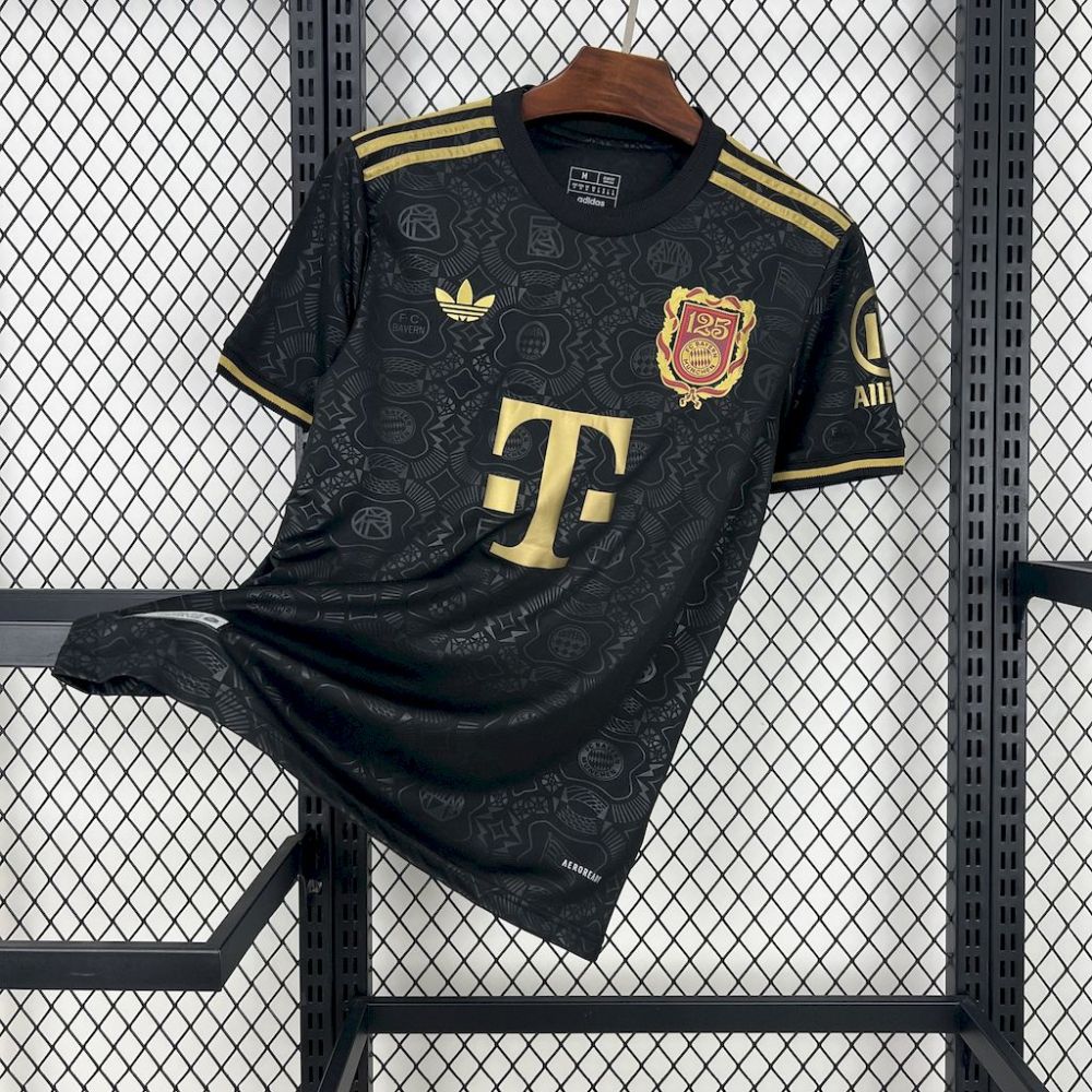 2025/2026 Bayern Munich 125th Anniversary Edition Black Football Jersey 1:1 Thai Quality