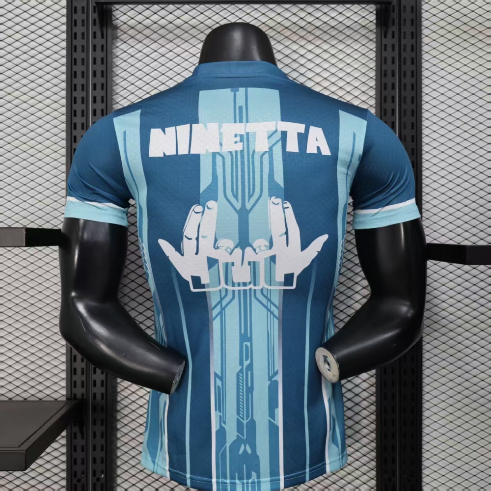 2025/2026 Player Version Olympique de Marseille Special Edition Upper Blue Football Jersey 1:1 Thai Quality