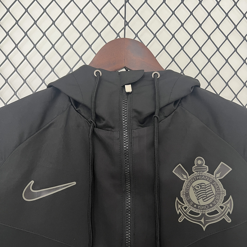 2024 Corinthians Windbreaker Black