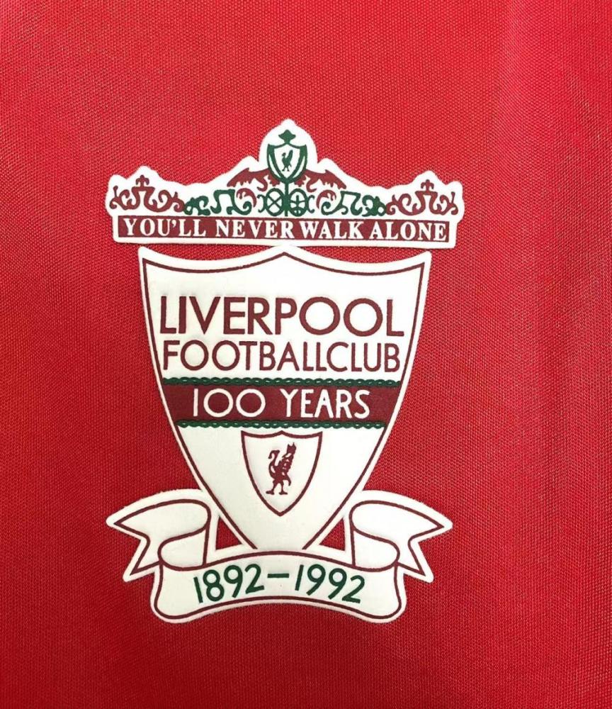 1992/1993 Retro Liverpool Home Football Jersey 1:1 Thai Quality