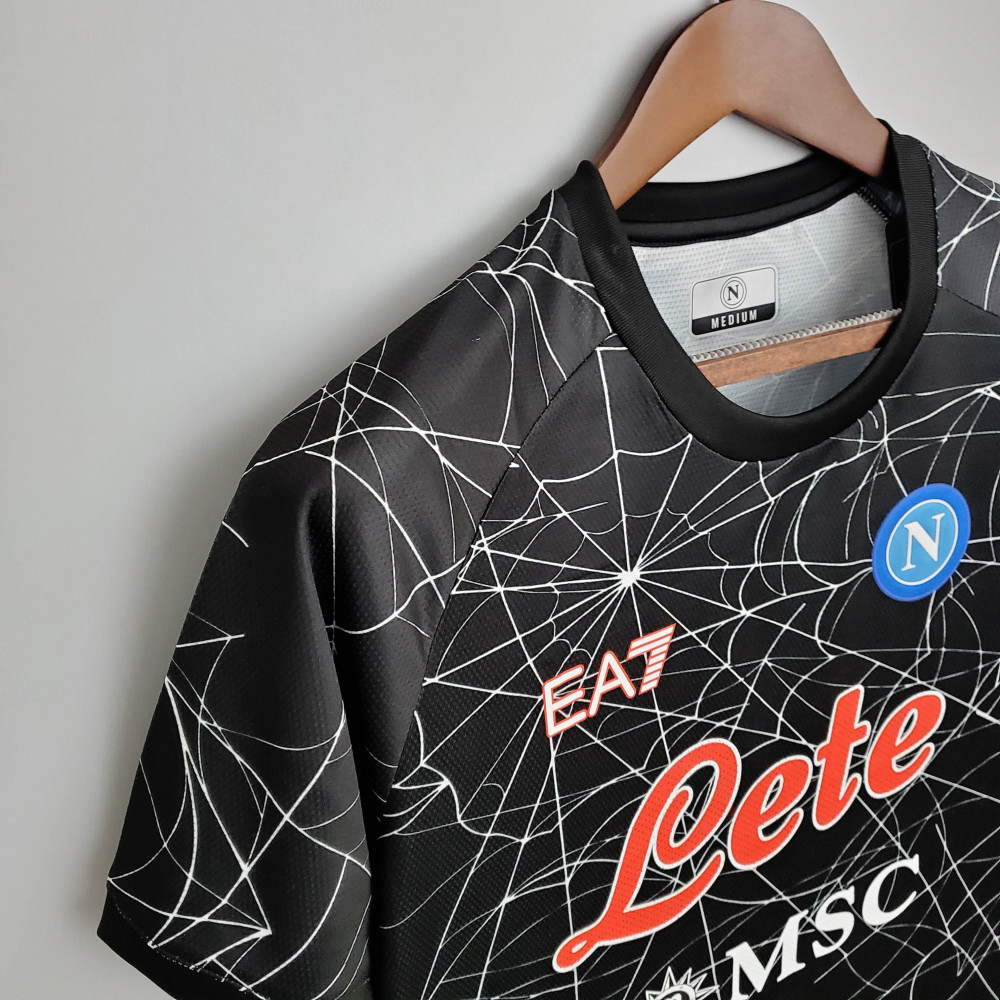 2021/2022 Napoli Halloween Special Edition Black Soccer Jersey 1:1 Thai Quality