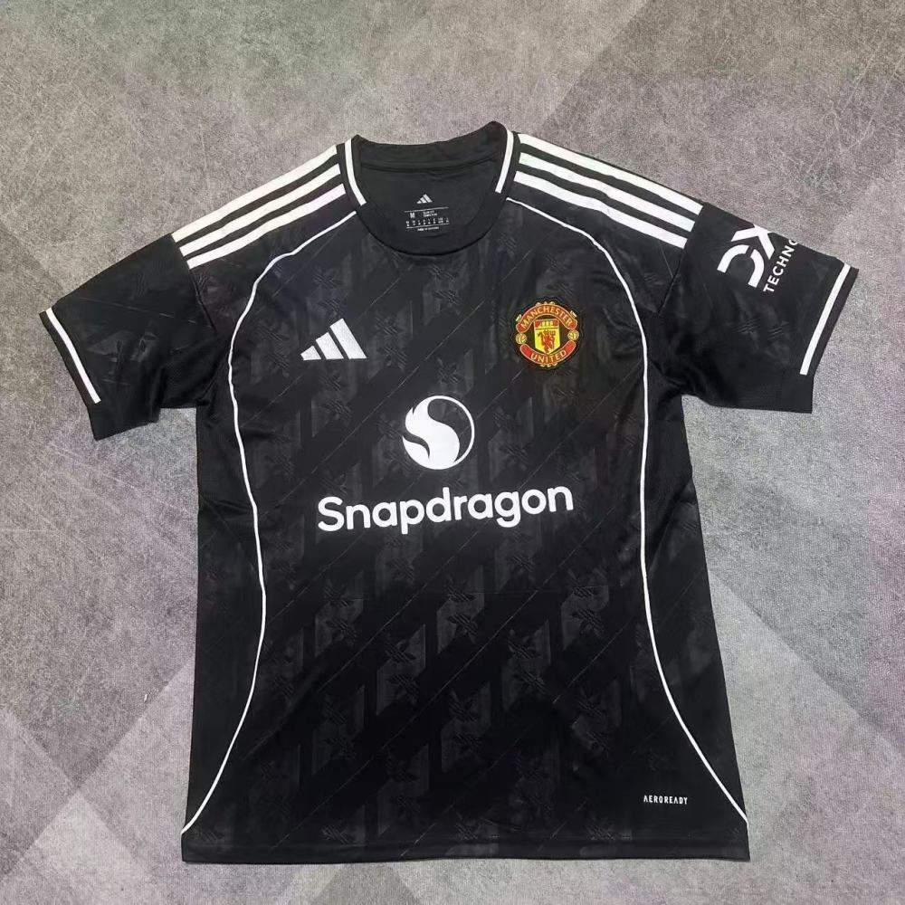 2025/2026 Manchester United Special Edition Black And White Football Jersey 1:1 Thai quality