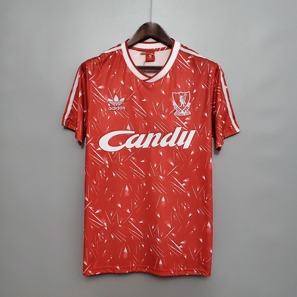 1989/1991 Retro Liverpool Football Shirt Home 1:1 Thai Quality