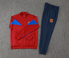2024/2025 Barcelona Half-Pull Training Suit Red Jersey Set