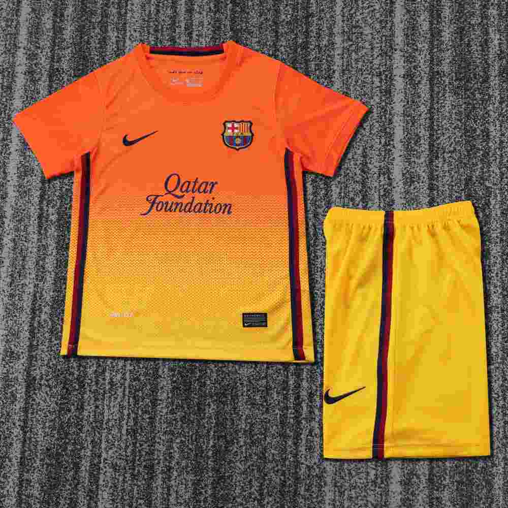 2012/2013 Retro Barcelona Away Football Shirt 1:1 Thai Quality Kids Size