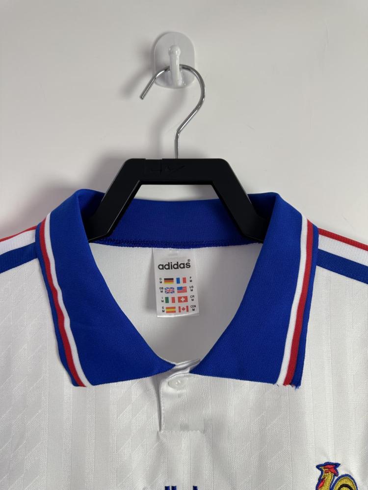 1994 Retro France Away Football Shirt 1:1 Thai Quality