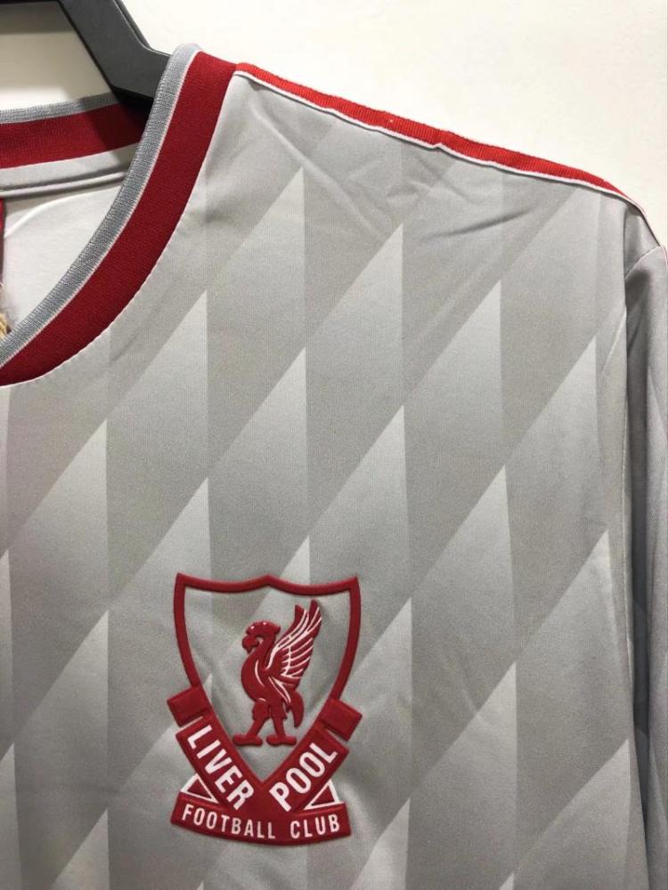 1989/1991 Retro Liverpool Away Football Shirt Long Sleeve 1:1 Thai Quality
