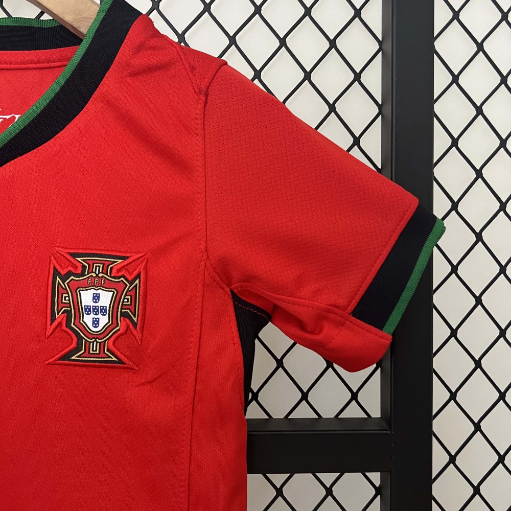 2024/2025 Portugal Home Football Shirt 1:1 Thai Quality Kids Size
