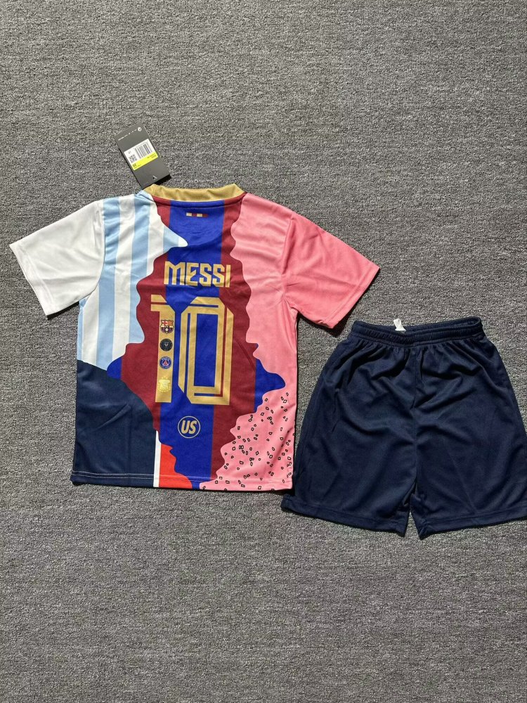 2025/2026 Messi Commemorative Edition Football Jersey 1:1 Thai Quality Kids Size