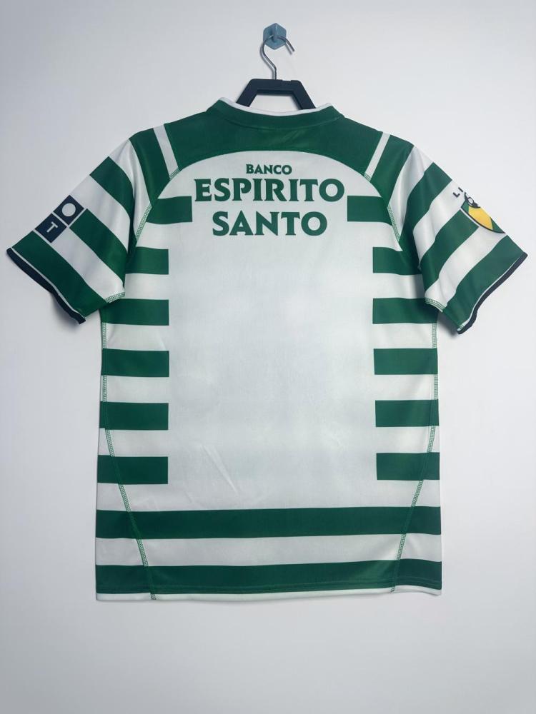2003-2004 Retro Sporting Lisbon Home Football Shirt 1:1 Thai Quality