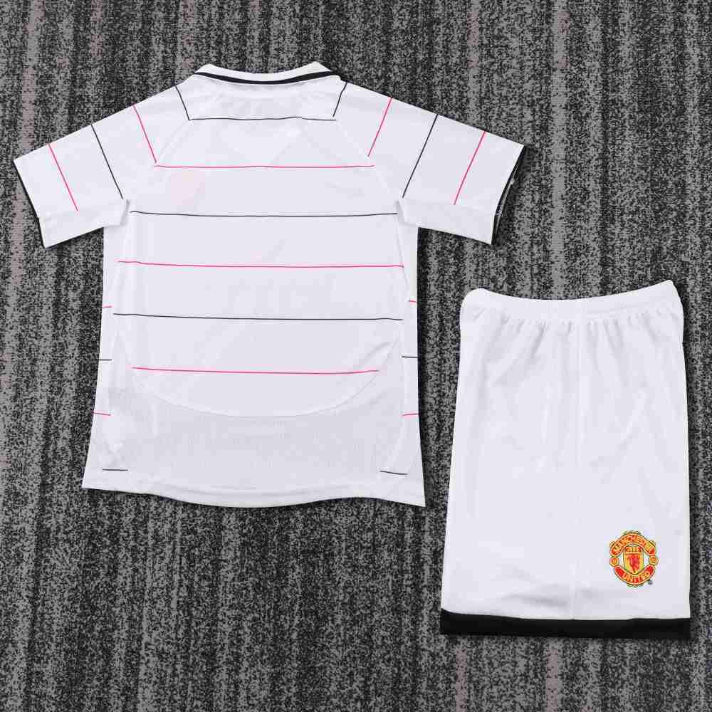 2003-2005 Retro Manchester United Away Football Shirt 1:1 Thai Quality Kids Size