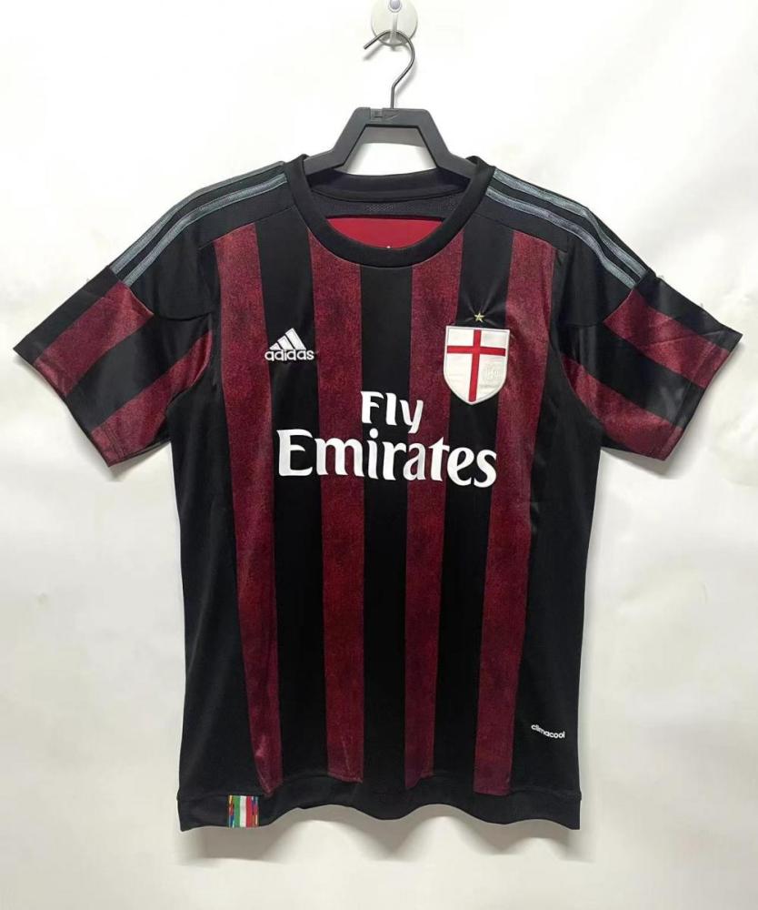 2015/2016 Retro AC Milan Home Football Shirt 1:1 Thai Quality