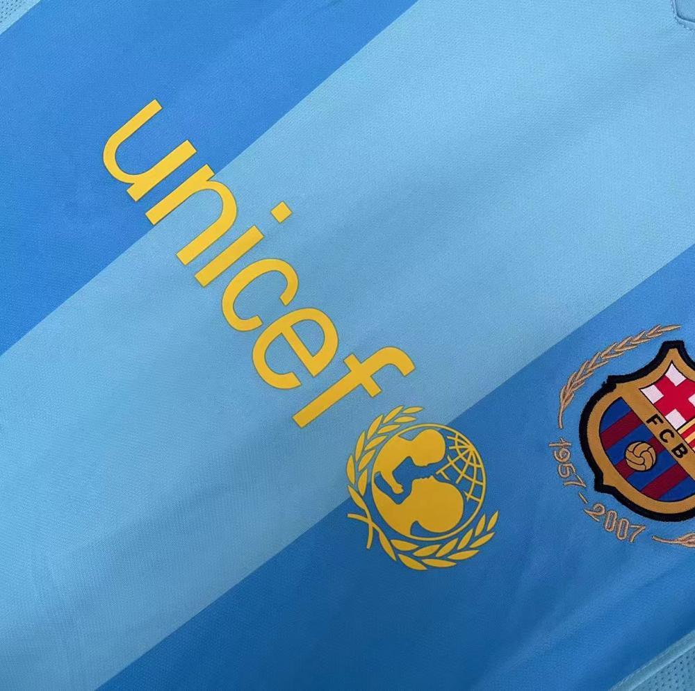2007/2008 Retro Barcelona Away Football Shirt 1:1 Thai Quality