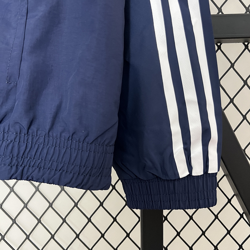 2024 Italy Windbreaker Blue Jersey