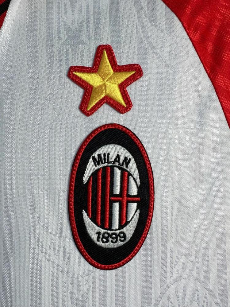 1997/1998 Retro AC Milan Special Edition White Football Shirt 1:1 Thai Quality