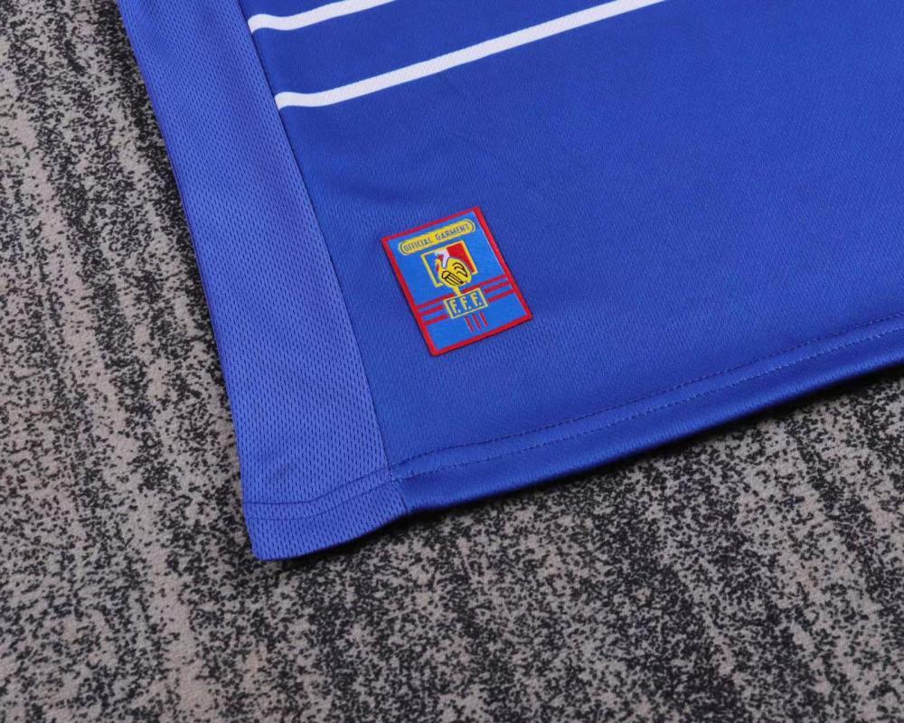 1998 Retro France Home Football Shirt 1:1 Thai Quality Kids Size