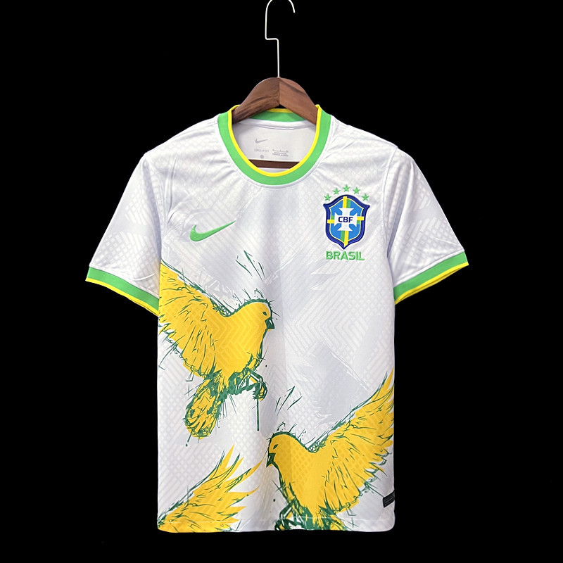 2024/2025 Brazil White Graffiti Edition Football Jersey 1:1 Thai Quality